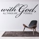 thumbnail image 2 of Decomural With God All Things Are Possible Bible WS-15147, 2 of 2