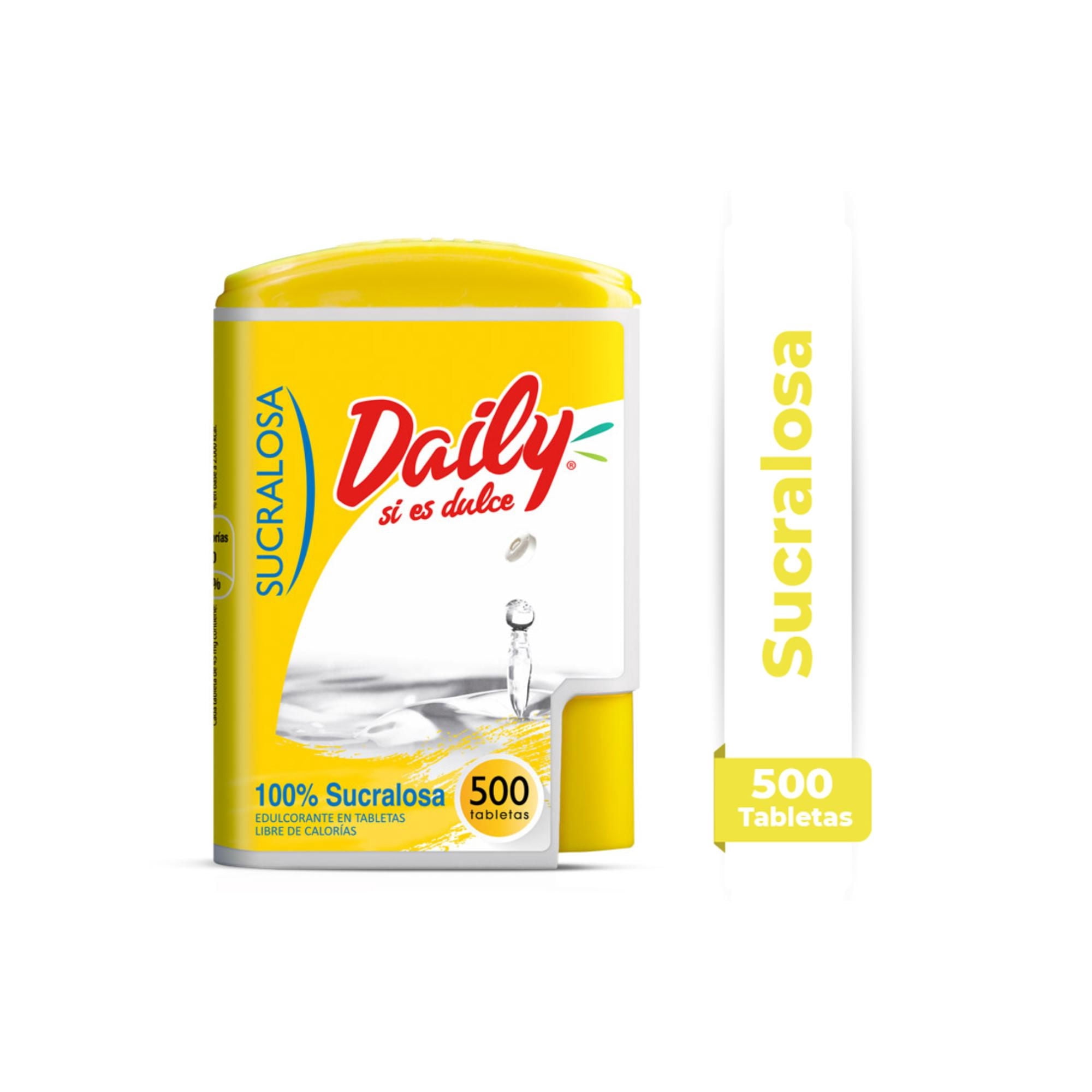 Endulzante Tableta Sucralosa Display 500 unidades Daily