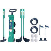 Magideal - Juego De Golf Para Niños Con Bolsa Para Palos, Camisetas, Césped, Educación Temprana, Juego De Palos De Golf, Juguete Con Pelotas De Golf Para Niños D Azul