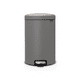 thumbnail image 1 of Basurero Pedal Newicon 20 Lt Mineral Concrete Grey, 1 of 3