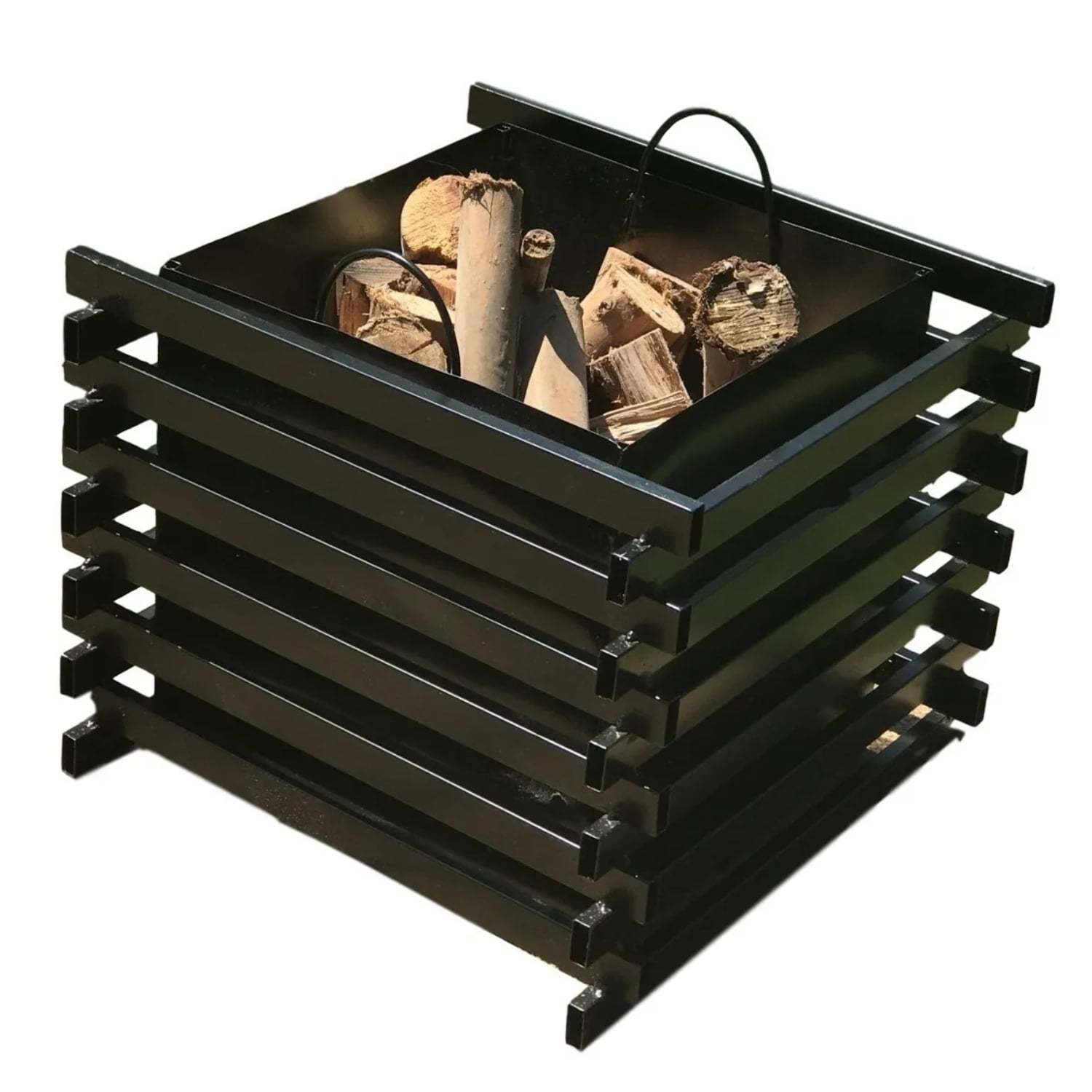 Importclick - Fogón Brasero Fierro Terraza 53x53x45 Cm