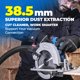 thumbnail image 5 of Sierra circular inalámbrica Dong Cheng 7,25" 20V 3,8 kg profundidad 65 mm, 5 of 8