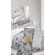 thumbnail image 2 of Cubrecama Quilt Sherpa King - Gris Hojas M911, 2 of 2
