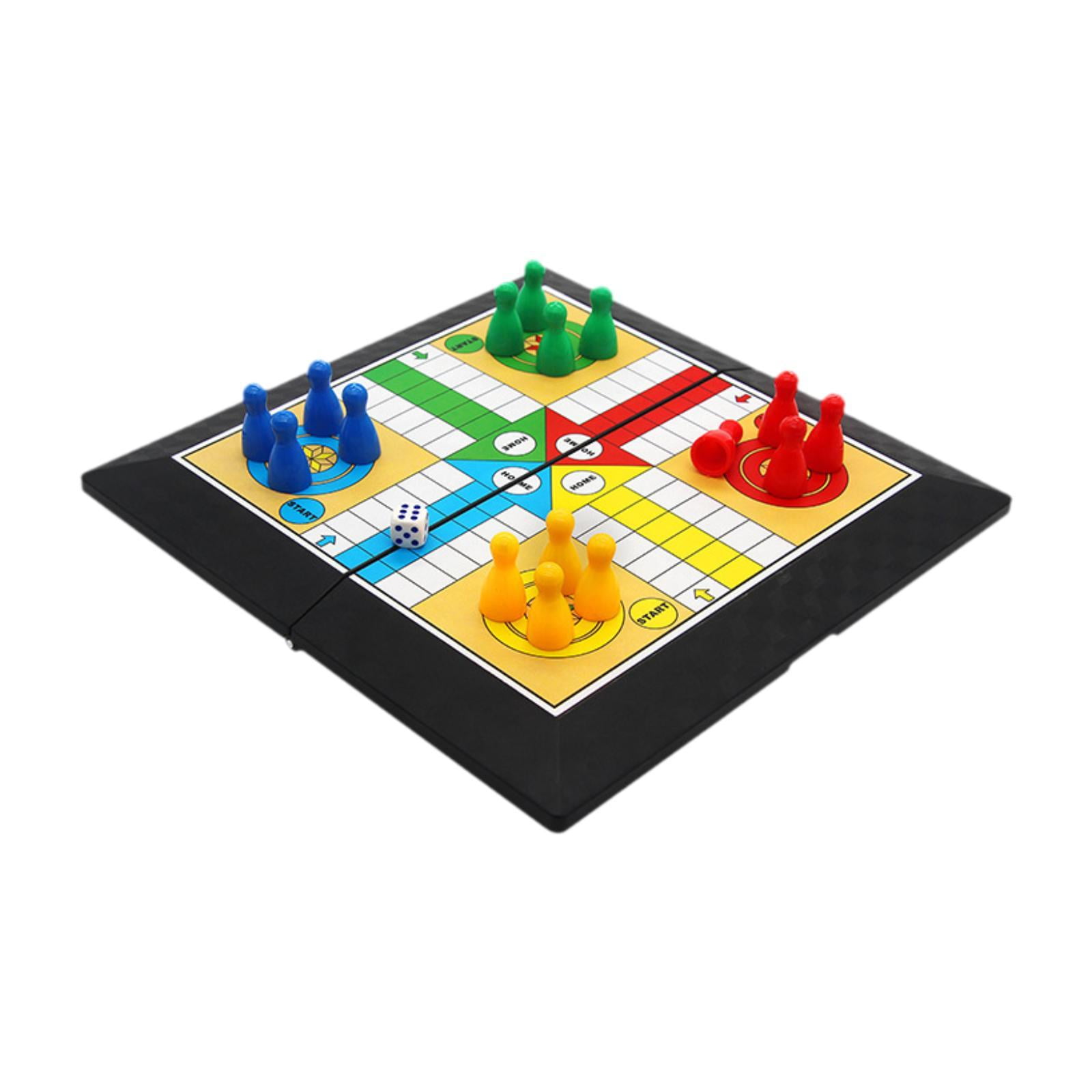 Magideal - Juego De Mesa Clásico De Ludo, Juego De Estrategia, Juego De Viaje Familiar, Juego De Dados Familiar Para Niños, Juguetes De Ocio, Adolescentes, Niños