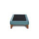thumbnail image 2 of Base Cama Europea 1 Plaza 90x200 CM Turquesa Felpa, 2 of 3