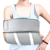 Genérico - Inmovilizador De Hombro Cabestrillo Adulto Ajustable Gris