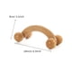 thumbnail image 1 of 1pc Multi-Functional Wooden Massage Roller for Neck, Arms, Back, Waist, Thighs - Helps Ease Muscle Tension and Promote Circulation, 1 of 3