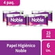 thumbnail image 1 of 4 Paquetes Papel Higiénico Noble 6 un 23 mt, 1 of 2