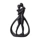 thumbnail image 5 of Escultura De Amantes De La Estatua De Pareja Para Gabinete De Entrada De Mesa Decoración Del Hogar Negro, 5 of 5