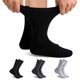 thumbnail image 2 of Calcetines Forcool de lana merino XL, 3 pares, negro/gris, 2 of 9