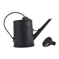 Magideal - Regadera Decorativa De 2000Ml, Boquilla Larga Multiusos Con Cabezal De Pulverización Desmontable, Tarro De Gran Capacidad Para Césped, Bonsái Al Aire , Negro