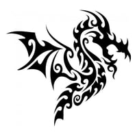 Rienda Libre Graphics - Decomural Flying Dragon Fantasy Monster Ws-15920