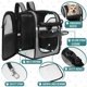 thumbnail image 4 of Mochila transportadora para perros PetAmi 8 kg gris con entrada 4 vías, 4 of 8