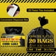 thumbnail image 2 of Bolsas de basura Contractor Reli. 55 galones de alta resistencia x20, 2 of 8
