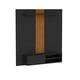 thumbnail image 4 of Rack Panel De Pared Para Tv Hasta 55" Con Repisas A La Vista Y Espacio Oculto Con Puerta Negro Caramelo, 4 of 6