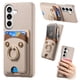 thumbnail image 1 of Funda FOXDOCK para Samsung Galaxy S26 Pro billetera, soporte ajustable y diseño seguro-caqui, 1 of 6