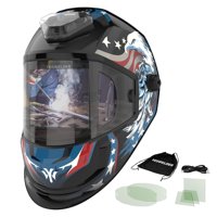 Casco De Soldadura Yeswelder De Oscurecimiento Automático Con 6 Sensores De Arco Tipo C