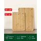 thumbnail image 2 of Juego de 3 tablas de cortar de bambú ROYAL CRAFT WOOD, 2 of 9