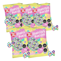 Dulces Altiro - Huevitos De Pascua Dos En Uno (Pack De 5 Bolsas)