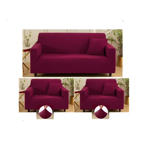 Funda Para Sillón Kit 3+1+1 Cuerpos Diseño Tipo (t) Tfi Tipo T / Coche vino