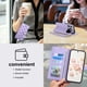 thumbnail image 5 of Funda Billetera con Cierre para [Xiaomi Redmi A7 Pro] con Tarjetero, Soporte y Correa de ManoMorado, 5 of 5