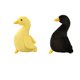 thumbnail image 1 of 2 Uds., Mu?eco De Pato De Peluche Infantil, Decoración De 30cm, Amarillo, 30cm, Negro, 1 of 4