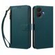 thumbnail image 3 of Funda con Billetera para [TCL K70 5G] con Bolsillo Zipper y Tarjetero Verde pavo real, 3 of 6