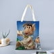 thumbnail image 2 of ALF: The Animated Series Bolso de tela con estampado de lienzo para mujer, bolsa de compras reutilizable y estética, con cremallera interior, regalo para mujer,40*45cm., 2 of 6