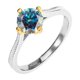 thumbnail image 1 of Anillos de Compromiso de Moissanita de 1 Uds para Mujer Color D Claridad VVS1 Anillos de Diamante Anillos de Boda de Moissanita de Plata Esterlina S925 con Certificado, 1 of 8