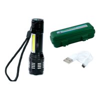 Disparo - Linterna De Mano Recargable Usb Para Camping Emergencias