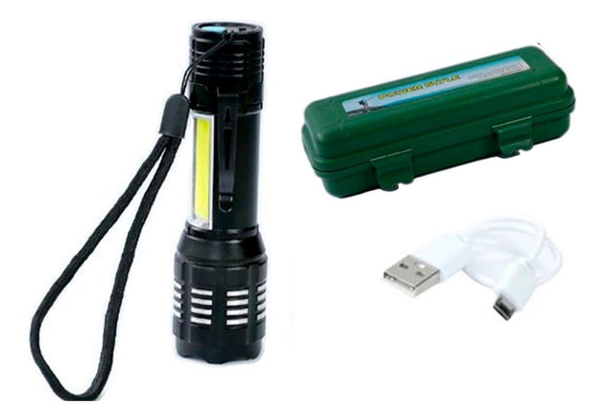 Disparo - Linterna De Mano Recargable Usb Para Camping Emergencias