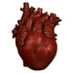thumbnail image 3 of Florero De Corazón Anatómico Estatua De Resina Adorno De Maceta Rojo 15x10.5x21CM, 3 of 5