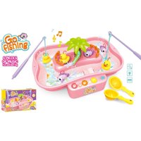 Crusec - Juguetes De Pesca Con Iluminación Y Música Para Niños Niñas