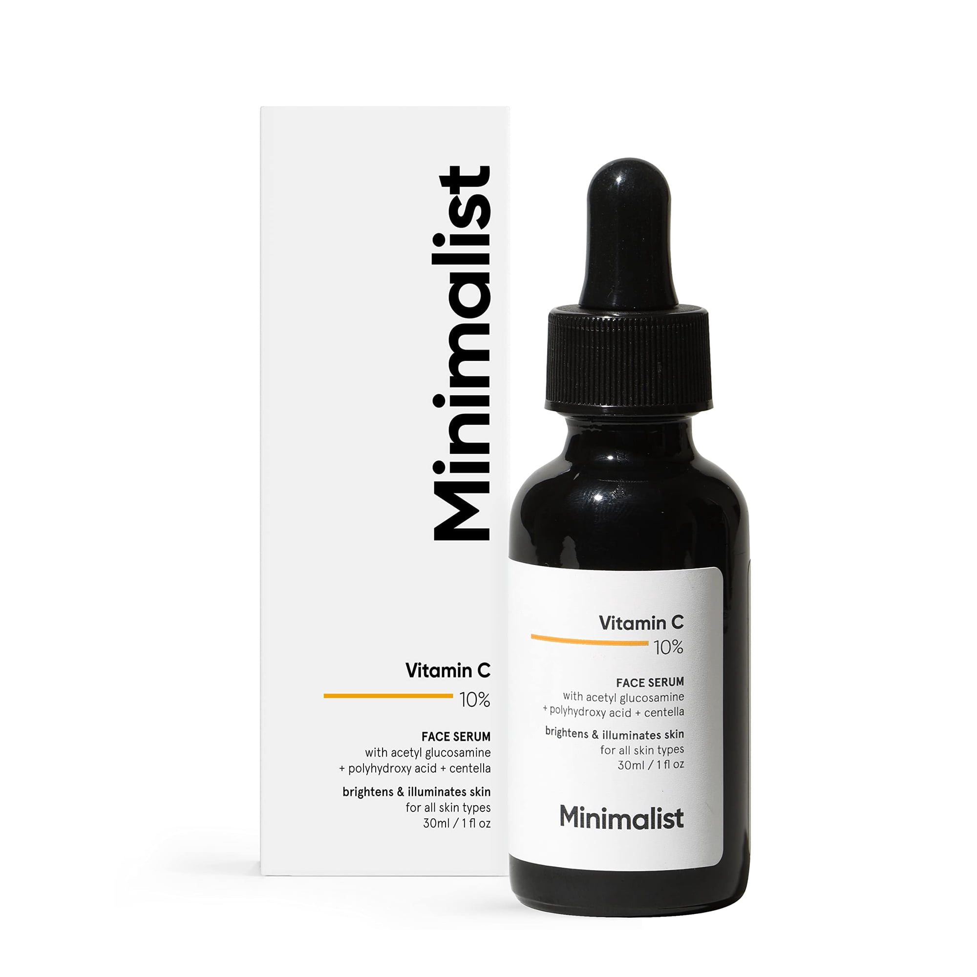 Sérum Facial Minimalista, Con Un 10% De Vitamina C, Iluminador, 30 Ml