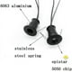 thumbnail image 5 of Juego de 9 mini focos LED empotrables para techo, para cocina, escalera, armario, pasillo, iluminación DIY, vitrinas, armario, techo pequeño, carcasa negra., 5 of 5