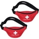 thumbnail image 1 of Bolsa de primeros auxilios AOUTACC Compact impermeable de nylon roja (paquete de 2), 1 of 9