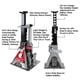 thumbnail image 3 of Gato para auto Powerbuilt de 3 toneladas, capacidad de 2720 kg, uso rudo, 3 of 9