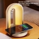 thumbnail image 2 of Luz de noche multifuncional de carga inalámbrica con altavoz Bluetooth, lámpara de mesa para teléfono móvil, regalo de San Valentín-Blanco, 2 of 7