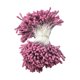 thumbnail image 5 of 1 paquete artificial mate cabezas dobles flor estambre pistilo púrpura rojo, 5 of 5