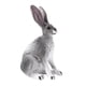 thumbnail image 1 of Figura De Conejo Realista Modelo De Zoológico De Animales De Granja Juguetes De Ense?anza Decoración De Mesa En Cuclillas Gris, 1 of 5