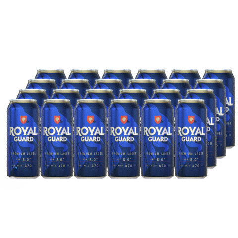 X24 Cerveza Royal Guard Lata 470Cc