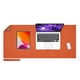 thumbnail image 1 of Base Para Escritorio De Cuero Pu Impermeable Color Naranja 91 X 43 Cm, 1 of 9