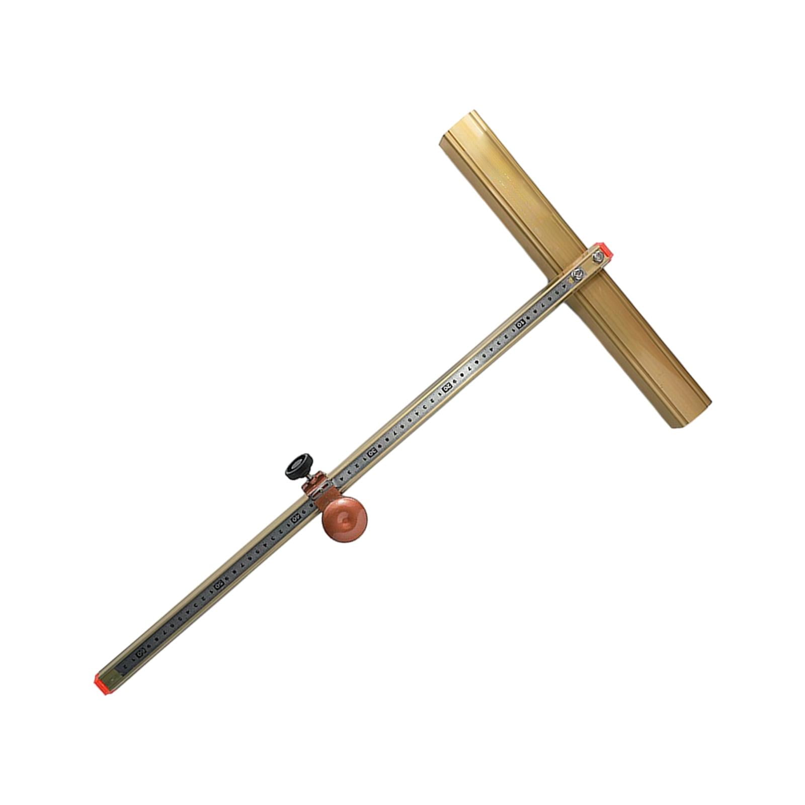 Bothyi - Cortador De Vidrio En T, Rompevidrios Duradero Para Porcelana/baldosas De Cerámica, Ventanas Para El Hogar, Color Dorado