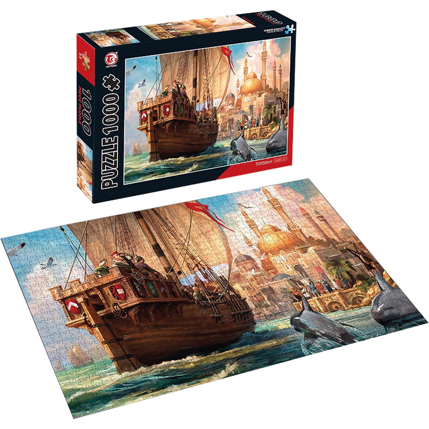 Nobel Gift - Puzzle 1000 Piezas Diseños 37x27 Cm Barco