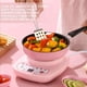 thumbnail image 5 of Mini sartén antiadherente, sartén para freír huevos, mini cocina, juego de comida, olla pequeña rosa para niños, 5 of 5
