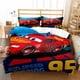thumbnail image 1 of Lightning McQueen Anime Cartoon Bedding Set Duvet Cover 3D Digital Printing Soft Home Textile 100% Polyester Bedroom Set Bed Sheets, 1 of 5