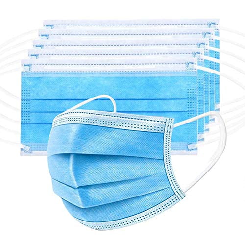Dr.moxa - Mascarillas Faciales Médicas Desechables, Paquete De 100, 3 Capas Para Adultos
