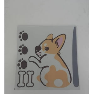 Mundo Eve - Adhesivo Trasero Perro Manchas
