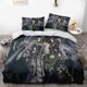 thumbnail image 1 of At-tack -on Gia-nt Anime Soft- -3D Prin-ted Du-vet Cove-r Bedding Se-t with Comforte-r Cover 3- Piece Set, 1 of 5
