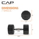 thumbnail image 4 of Mancuerna CAP Barbell 9 kg con Recubrimiento de Goma y Mango Cromado, 4 of 7